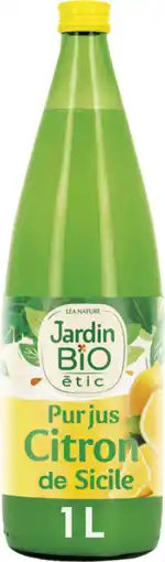 Auchan Jardin bio jus de citron jardin bio étic offre