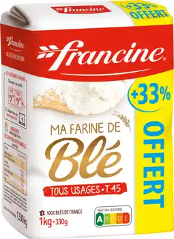 Auchan Francine farine de blé francine offre