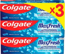 Auchan Colgate dentifrice max fresh colgate offre