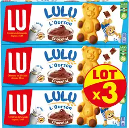 Auchan Lu lulu l'ourson au chocolat lu offre