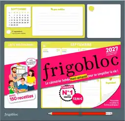 Auchan Sansmarque frigoblock, l' organiseur familial offre