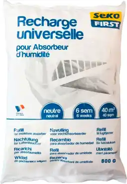 Auchan Sekofirst recharge absorbeur 800 g neutre offre
