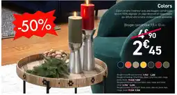 Habitat Colors Bougie cylindrique offre