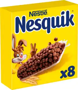 Auchan Nestle barres de céréales cacao lait nesquik nestlé offre