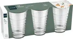 Auchan Actuel les 3 verres embossés 20 cl actuel offre