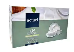 Auchan Actuel le service de table 20 pièces actuel offre