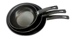 Auchan Actuel lot de 3 poêles ø 20 - 24 - 28 cm offre