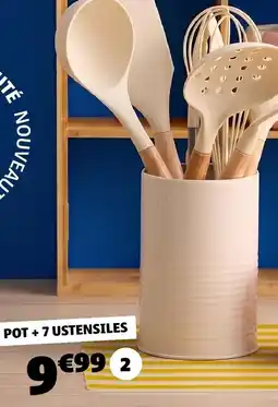 GiFi Pot et 7 ustensiles de cuisine offre