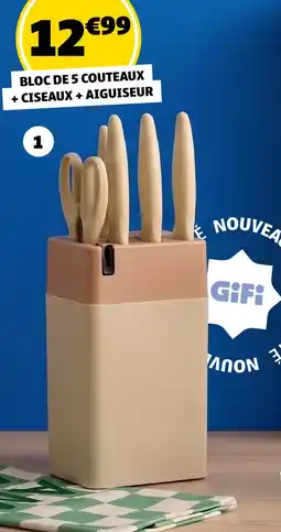 GiFi Bloc couteaux de cuisine offre
