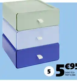 GiFi Rangement 3 tiroirs offre