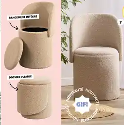 GiFi Gifi pouf 3 en 1 offre