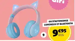 GiFi Gifi casque sans fil bluetooth lumineux offre