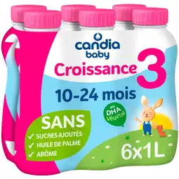 Auchan Supermarché Candia croissance 3 candia baby offre