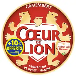 Auchan Supermarché Coeur de lion camembert coeur de lion offre