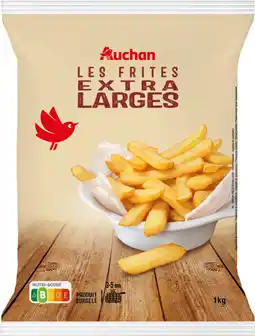 Auchan Supermarché Auchan frites extra larges surgelées auchan offre