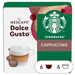 Auchan Supermarché Starbucks capsules de café cappuccino dolce gusto starbucks offre