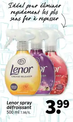 Wibra Lenor spray défroissant offre