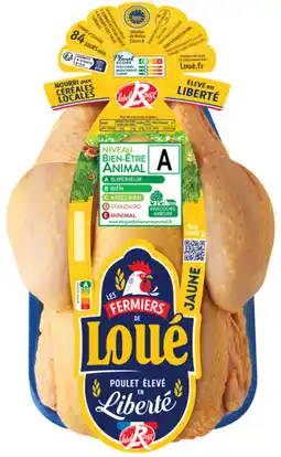 Auchan Supermarché Loue poulet fermier de loué label rouge offre
