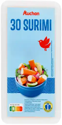 Auchan Supermarché Auchan bâtonnets de surimi auchan offre
