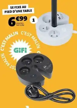 GiFi Set fixe au pied d'une table offre