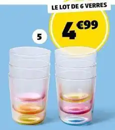 GiFi Lot de 6 verres offre