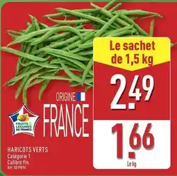 ALDI Haricots verts offre