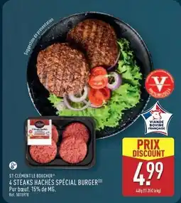 ALDI Boucherie st-clément - steaks haches special burger offre