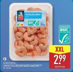 ALDI Golden seafood - crevettes décortiquées nature offre