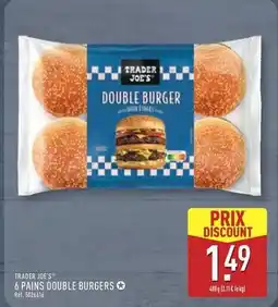 ALDI Trader joe's - 6 pains double burgers offre