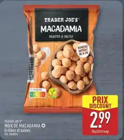 ALDI Trader joe's - noix de macadamia offre