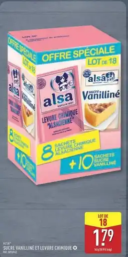 ALDI Alsa - agua lacrge nature vainille offre