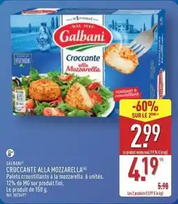 ALDI Galbani - croccante alla mozzarella offre