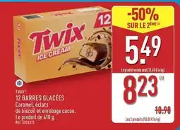 ALDI Twix - 12 barres glacées offre