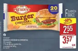 ALDI Président - cheddar & emmental offre