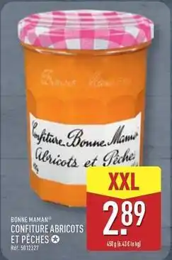 ALDI Bonne maman - confiture abricots et pêches offre