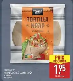 ALDI Trader joe's - wraps de blé complet offre