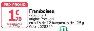 Promo - framboises