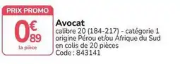 Promocash Promo - avocat offre