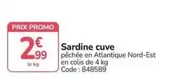Promocash Promo - sardine cuve offre