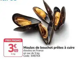 Promocash Promo - moules de bouchot prêtes à cuire offre