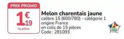 Promocash Promo - melon charentais jaune offre