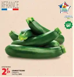 Auchan Supermarché COURGETTES BIO offre