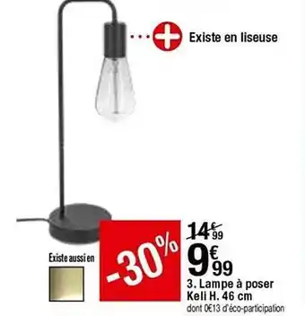 Lampe à Poser Keli H. 46 Cm