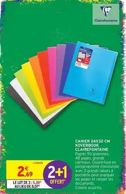 Intermarché Express Clairefontaine - camier 24x32 cm offre