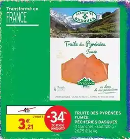 Intermarché Express Truite des pyrénées offre