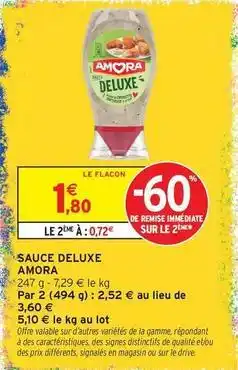 Intermarché Express Amora - sauce deluxe offre