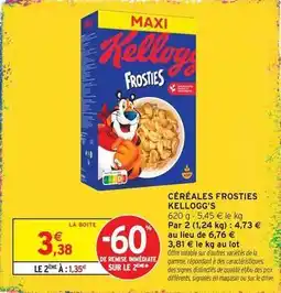 Intermarché Express Kellogg's - céréales frosties offre