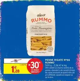 Intermarché Express Rummo - penne rigate n 66 offre