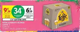 Intermarché Express Leffe - bière d'abbaye blonde offre