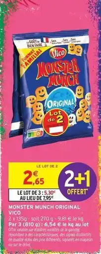 Intermarché Express Vico - monster munch original offre